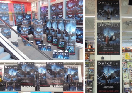 "Universal Pictures" Dracula Untold " (Poster Deko 20 Filialen Österreichweit)