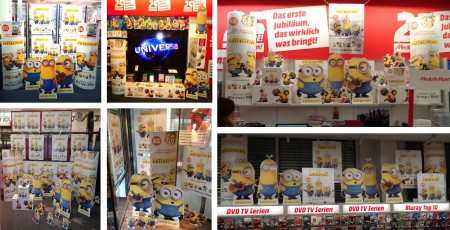 Universal Pictures - Minions - Dekotour - 28 Saturn, Media Markt Filialen Österreichweit