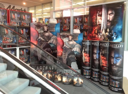 Universal Pictures "Warcraft" - Deko Media Markt Graz/Seiersberg