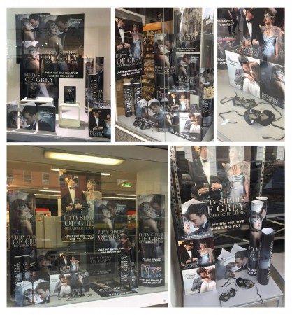 Universal Pictures - Fifty Shades of Grey - Gefährliche Liebe - Dekotour 6 Libro, Schaufenster /Wien