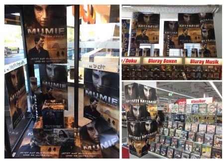 UNIVERSAL PCTURES "Die Mumie" Dekotour 20 Saturn und Media Markt Filialen in Österreich